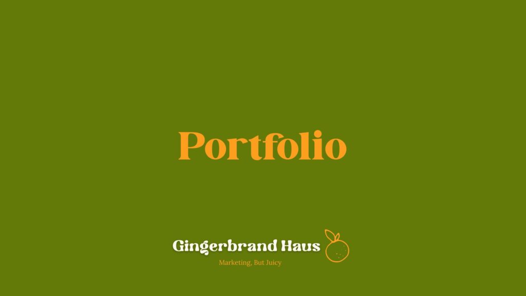 gingerbrand haus portfolio page thumbnail